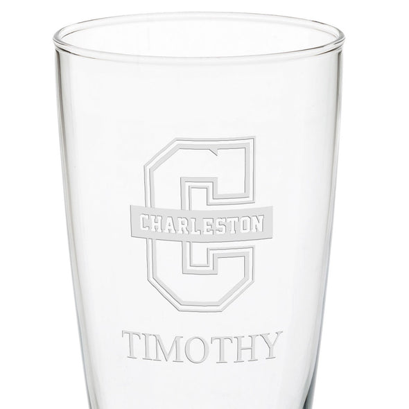 Charleston 20oz Pilsner Glasses - Set of 2 Shot #3