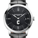 Charleston Men's Baume et Mercier 40mm Classima Quartz Watch with Black Dial & Black Leather Strap