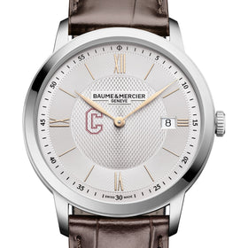 Charleston Men's Baume et Mercier 40mm Classima Quartz Watch with Silver Dial & Dark Brown Leather Strap Shot #1