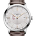 Charleston Men's Baume et Mercier 40mm Classima Quartz Watch with Silver Dial & Dark Brown Leather Strap