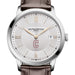 Charleston Men's Baume et Mercier 40mm Classima Quartz Watch with Silver Dial & Dark Brown Leather Strap
