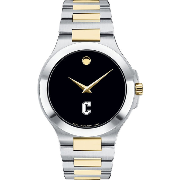 Charleston Men&#39;s Movado Collection Two-Tone Watch with Black Dial Shot #2