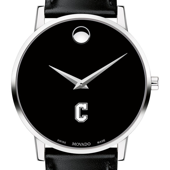 Charleston Men&#39;s Movado Museum with Leather Strap Shot #1