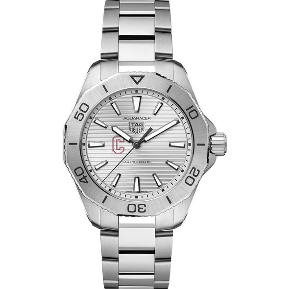 Charleston Men&#39;s TAG Heuer Steel Aquaracer with Silver Dial Shot #2