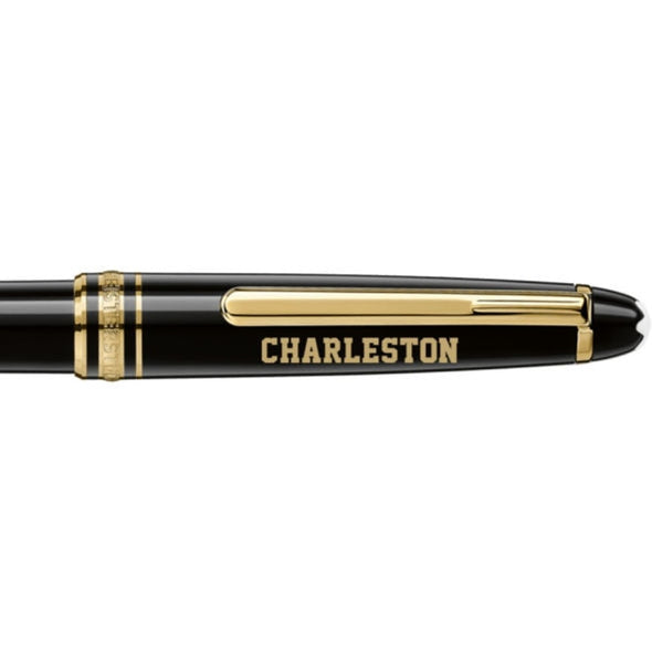 Charleston Montblanc Meisterstück Classique Ballpoint Pen in Gold Shot #2