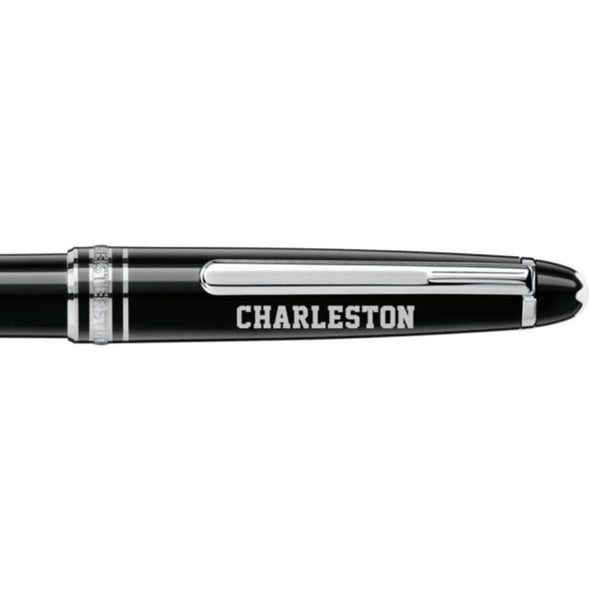 Charleston Montblanc Meisterstück Classique Ballpoint Pen in Platinum Shot #2
