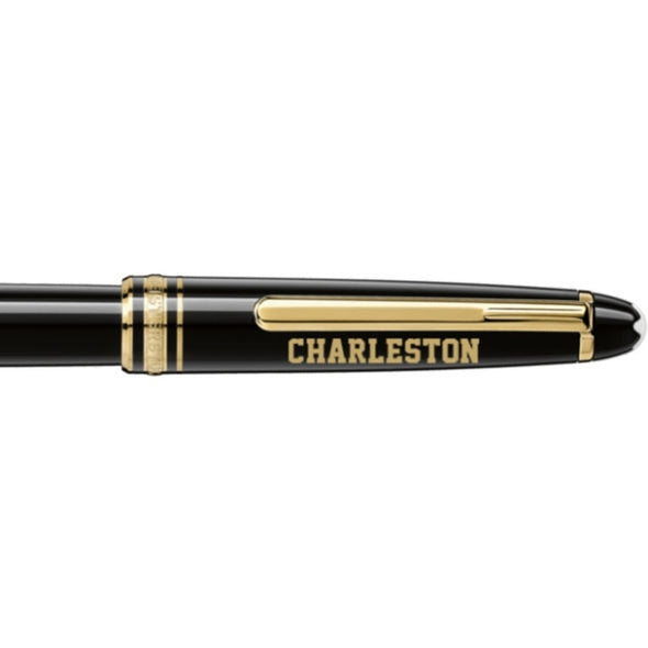 Charleston Montblanc Meisterstück Classique Rollerball Pen in Gold Shot #2
