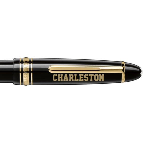 Charleston Montblanc Meisterstück Midsize Ballpoint Pen in Gold Shot #2