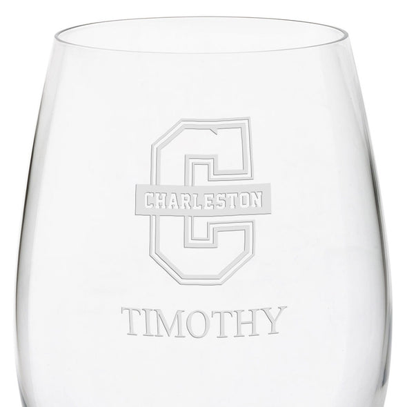 Charleston Red Wine Glasses Shot #3