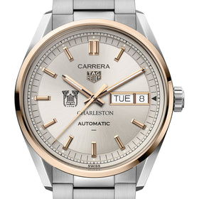 Charleston TAG Heuer Carrera Automatic Day-Date 18K 5N Rose Gold Shot #1