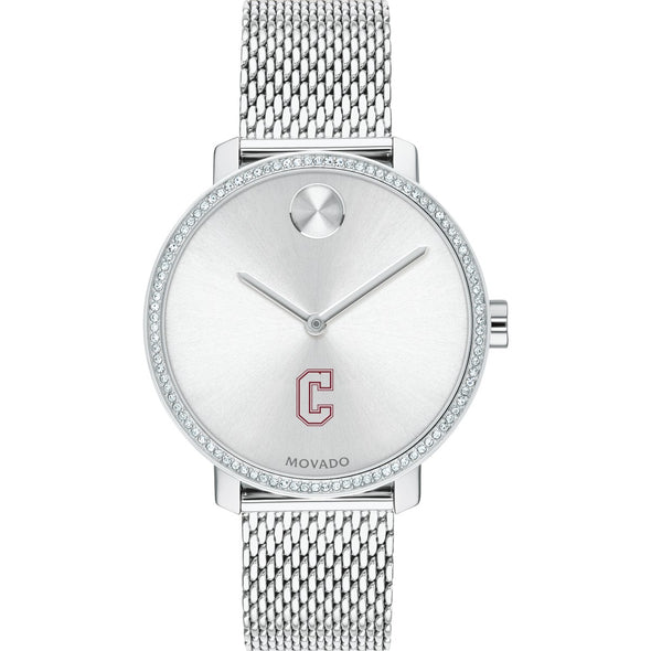 Charleston Women's Movado Bold with Crystal Bezel & Mesh Bracelet Shot #2