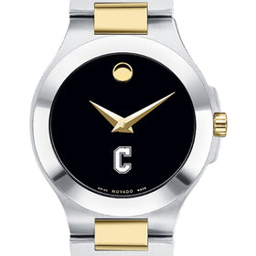 Charleston Women&#39;s Movado Collection Two-Tone Watch with Black Dial Shot #1