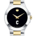 Charleston Women's Movado Collection Two-Tone Watch with Black Dial
