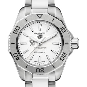 Charleston Women&#39;s TAG Heuer Steel Aquaracer with Silver Dial Shot #1