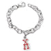 Chi Omega Sterling Silver Charm Bracelet w/ Letter Charm