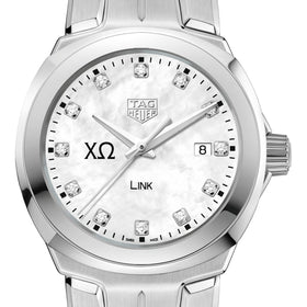 Chi Omega TAG Heuer Diamond Dial LINK for Women Shot #1
