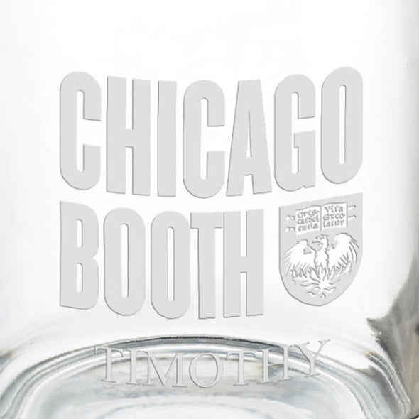 Chicago Booth 13 oz Glass Coffee Mug Shot #3