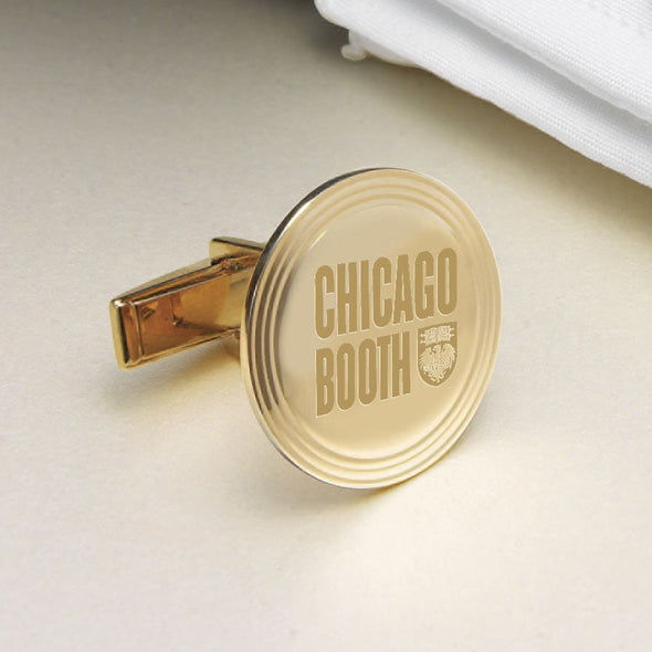Chicago Booth 14K Gold Cufflinks Shot #2