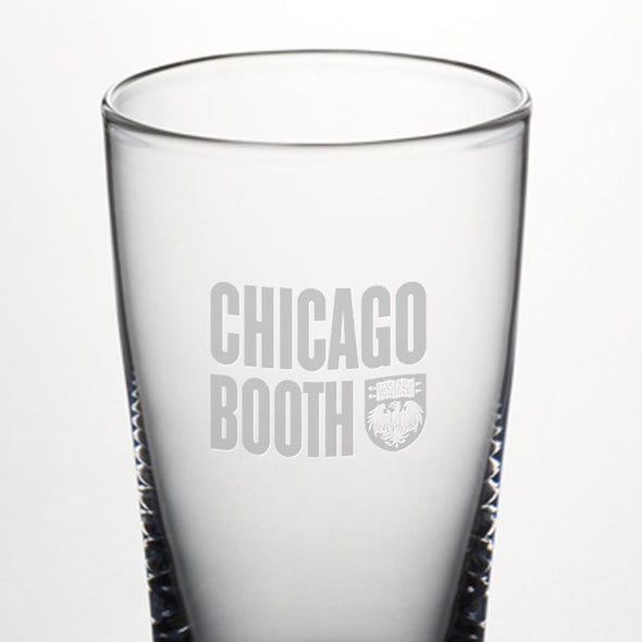 Chicago Booth Ascutney Pint Glass by Simon Pearce Shot #2