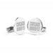 Chicago Booth Cufflinks in Sterling Silver