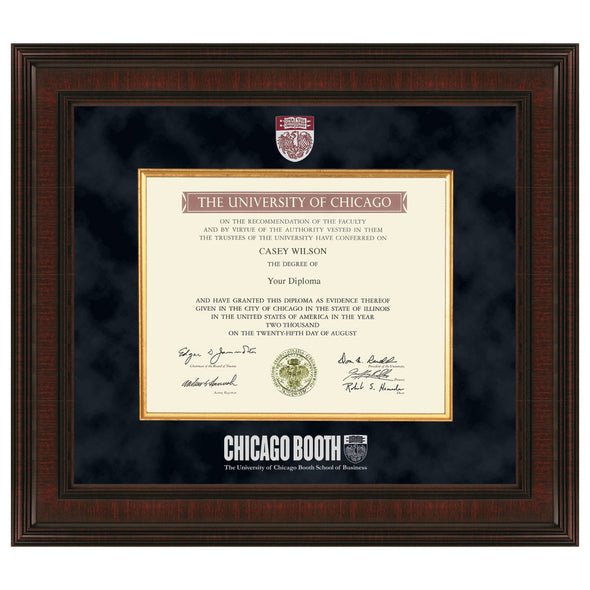 Chicago Booth Diploma Frame - Excelsior Shot #1