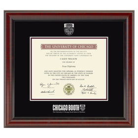 Chicago Booth Diploma Frame, the Fidelitas Shot #1