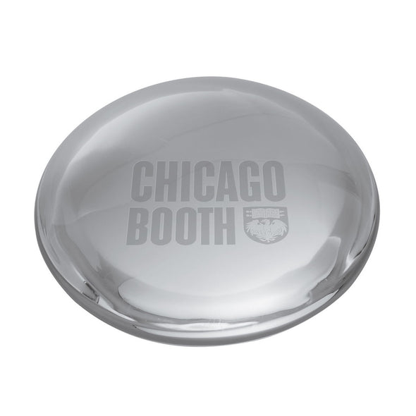 Chicago Booth Glass Dome Paperweight by Simon Pearce Shot #2