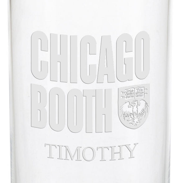 Chicago Booth Iced Beverage Glasses - Set of 2 Shot #3