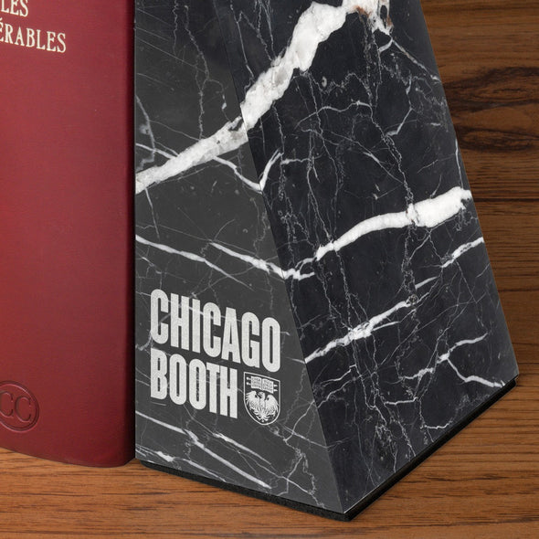 Chicago Booth Marble Bookends by M.LaHart Shot #3