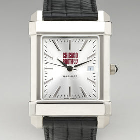 Chicago Booth Men&#39;s Collegiate Watch with Leather Strap Shot #1