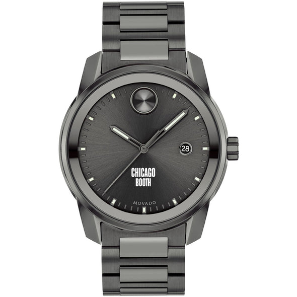 Chicago Booth Men&#39;s Movado BOLD Gunmetal Grey with Date Window Shot #2