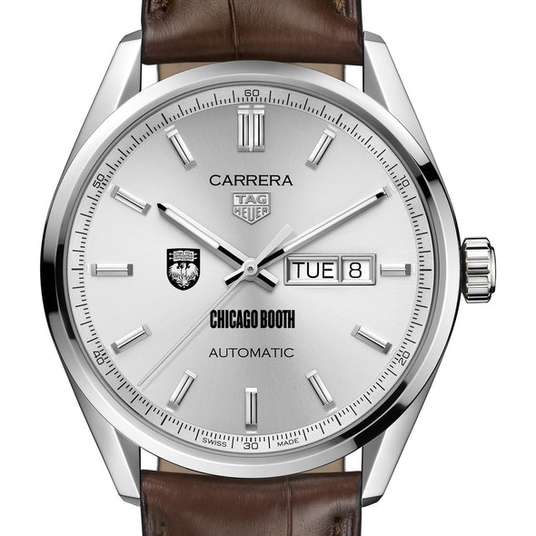 Chicago Booth Men&#39;s TAG Heuer Automatic Day/Date Carrera with Silver Dial Shot #1