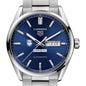Chicago Booth Men's TAG Heuer Carrera with Blue Dial & Day-Date Window Shot #1