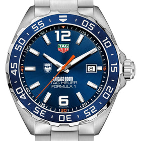 Chicago Booth Men&#39;s TAG Heuer Formula 1 with Blue Dial &amp; Bezel Shot #1