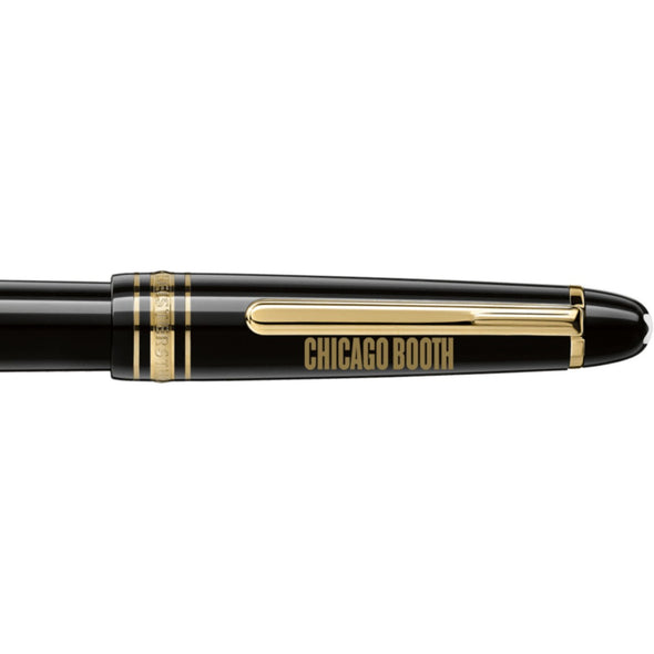 Chicago Booth Montblanc Meisterstück Classique Fountain Pen in Gold Shot #2