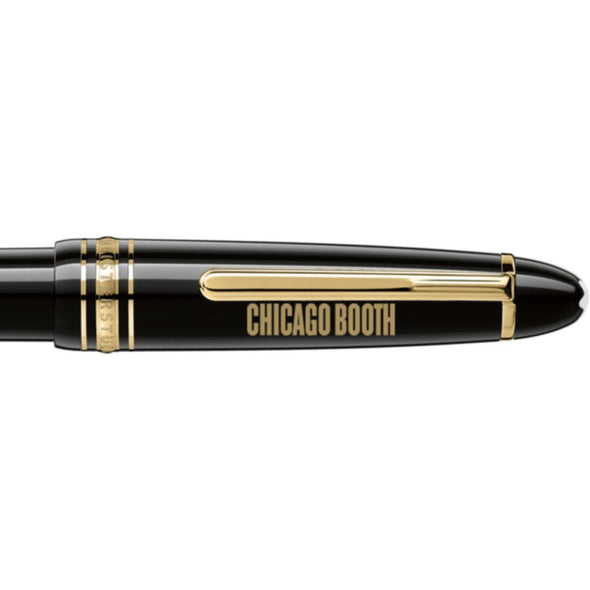 Chicago Booth Montblanc Meisterstück Midsize Ballpoint Pen in Gold Shot #2