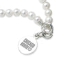 Chicago Booth Pearl Bracelet with Sterling Silver Charm Shot #2