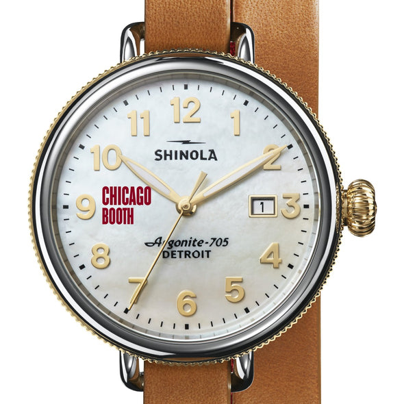 Chicago Booth Shinola Watch, The Birdy 38mm MOP Dial Shot #1