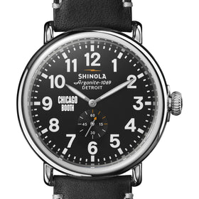 Chicago Booth Shinola Watch, The Runwell 47 mm Black Dial Shot #1