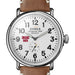 Chicago Booth Shinola Watch, The Runwell 47 mm White Dial