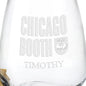 Chicago Booth Stemless Wine Glasses - Set of 2 Shot #3