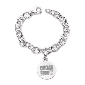 Chicago Booth Sterling Silver Charm Bracelet Shot #1