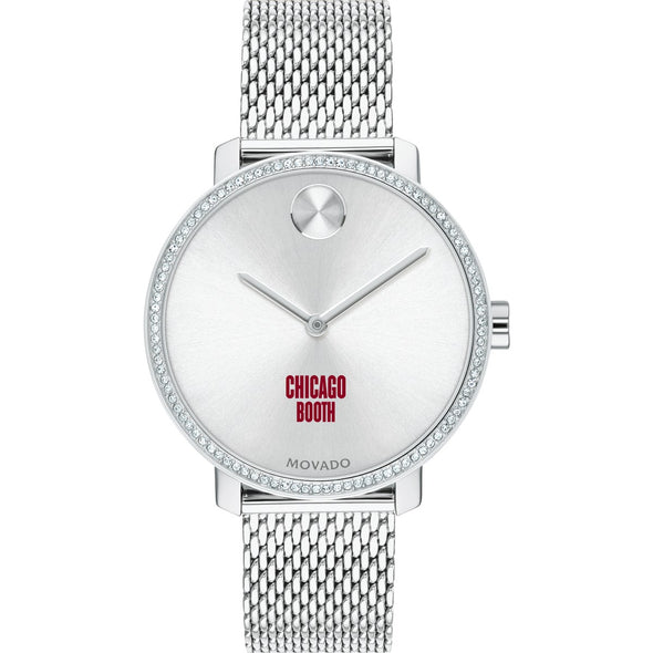 Chicago Booth Women's Movado Bold with Crystal Bezel & Mesh Bracelet Shot #2