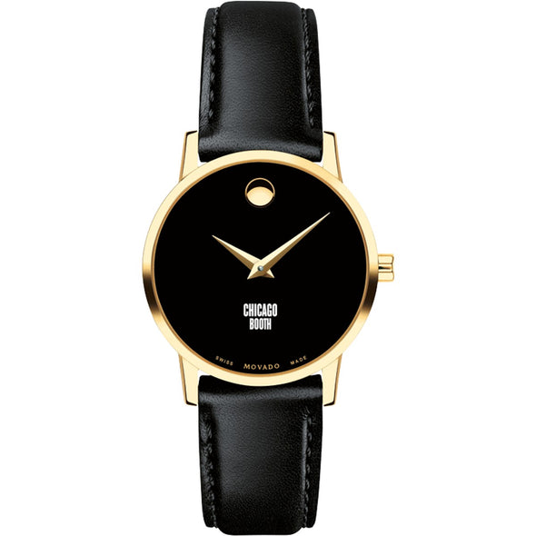 Chicago Booth Women&#39;s Movado Gold Museum Classic Leather Shot #2