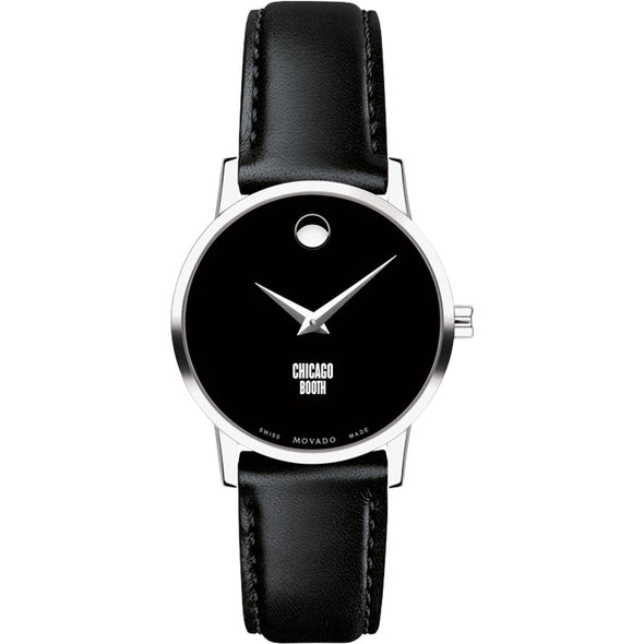 Chicago Booth Women&#39;s Movado Museum with Leather Strap Shot #2