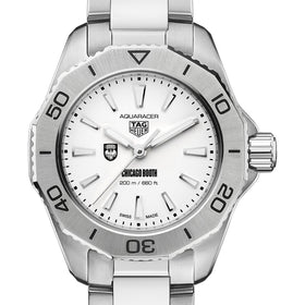 Chicago Booth Women&#39;s TAG Heuer Steel Aquaracer with Silver Dial Shot #1