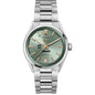 Chicago Booth Women's TAG Heuer Steel Carrera Automatic with Green Dial Shot #2