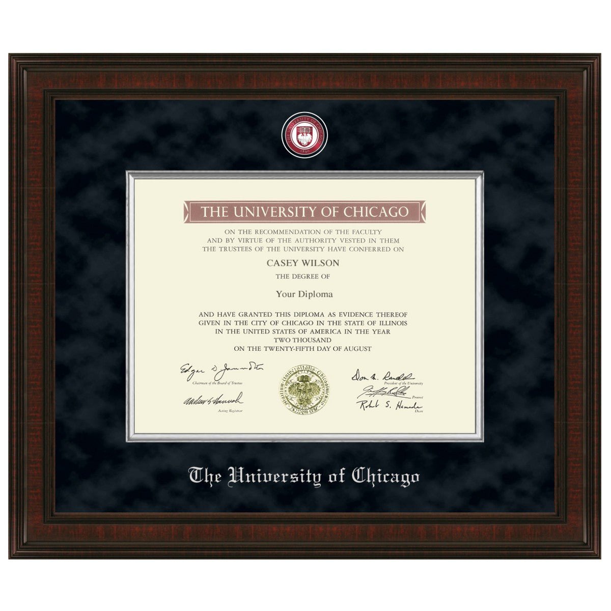 Chicago Diploma Frame - Excelsior Graduation Gift | M.LaHart & Co.