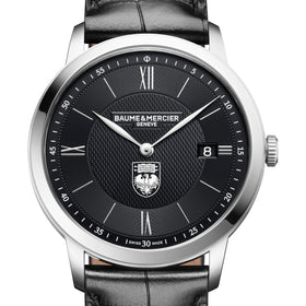 Chicago Men's Baume et Mercier 40mm Classima Quartz Watch with Black Dial & Black Leather Strap Shot #1
