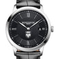 Chicago Men's Baume et Mercier 40mm Classima Quartz Watch with Black Dial & Black Leather Strap Shot #1